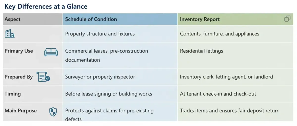 Key differences at a glance